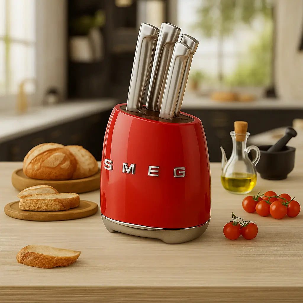 SMEG Knife Block Set